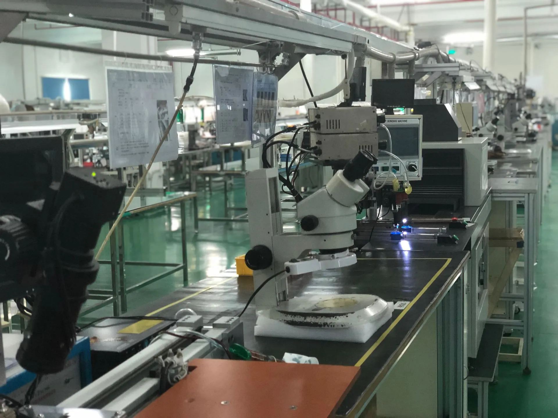 Production line scene showing station workflow and equipment layout (IMG_4480)