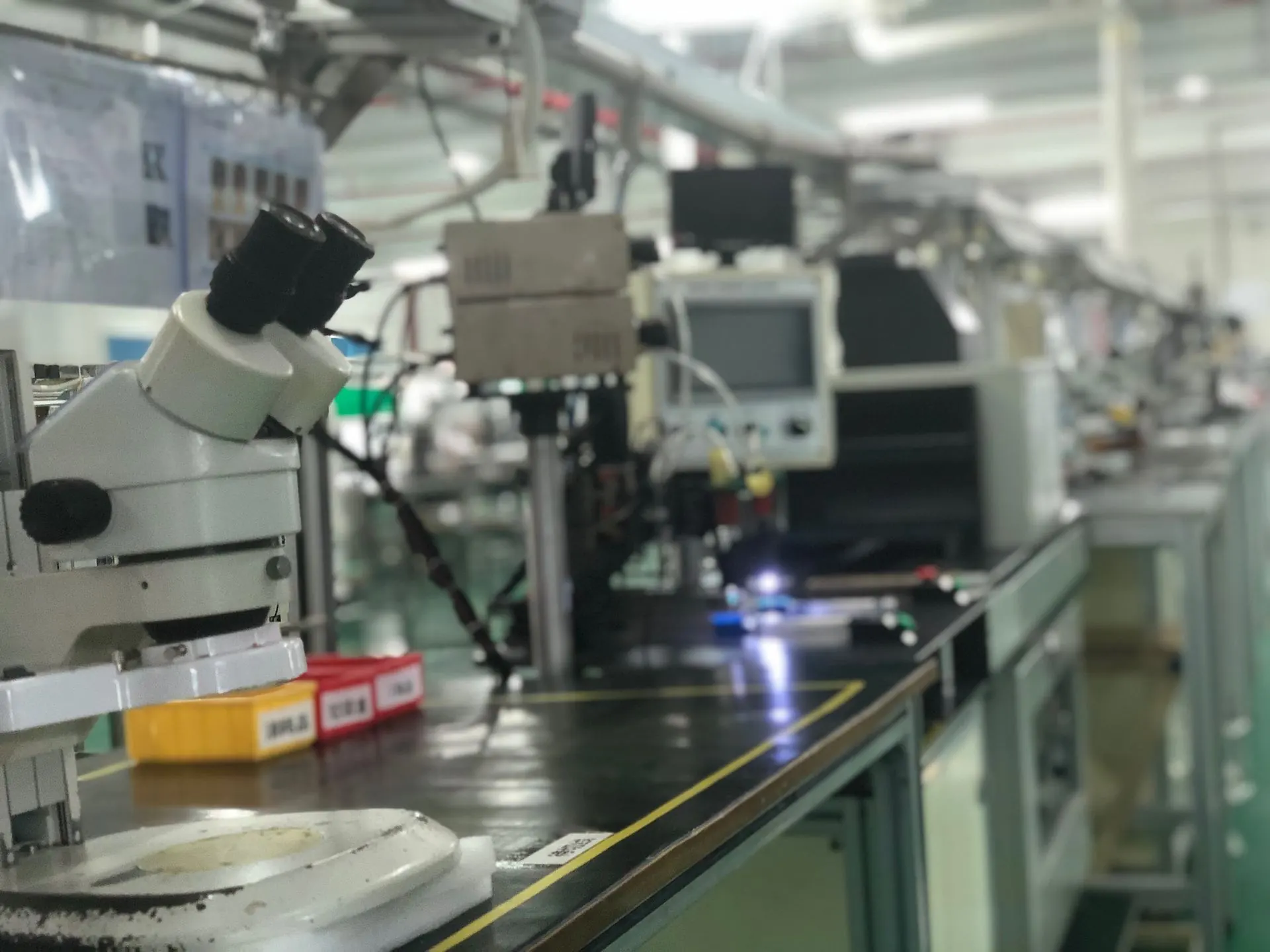 Production line scene showing station workflow and equipment layout (IMG_4482)