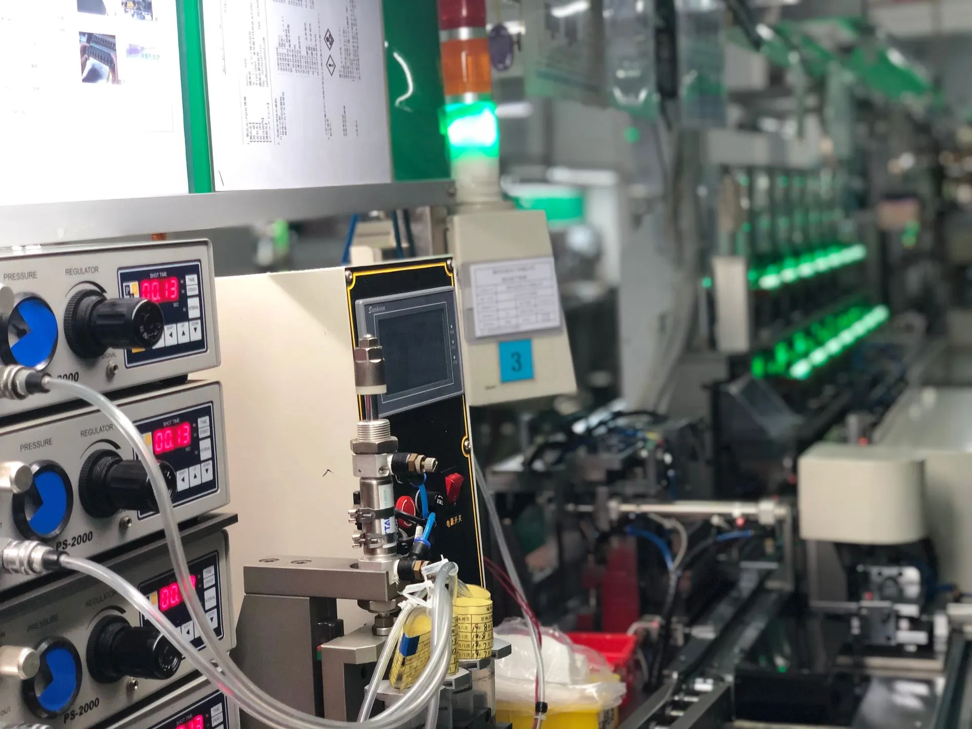 Production line scene showing station workflow and equipment layout (IMG_4582)